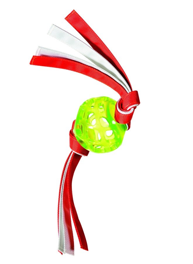 كرة مطاطية ناعمة من سلسلة HERO Retriever TugTime، لعبة كلاب برتقالية اللون من Hunter